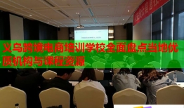 義烏跨境電商培訓學校全面盤點當?shù)貎?yōu)質(zhì)機構(gòu)與課程資源