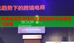 跨境電商實(shí)戰(zhàn)培訓(xùn)全流程解析與運(yùn)營技巧指導(dǎo)