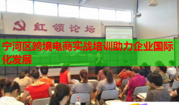 寧河區(qū)跨境電商實(shí)戰(zhàn)培訓(xùn)助力企業(yè)國(guó)際化發(fā)展
