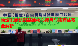 跨境電商培訓基地核心項目與課程體系全解析