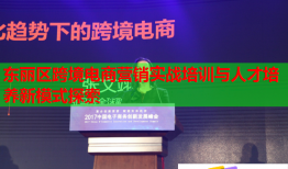 東麗區(qū)跨境電商營(yíng)銷實(shí)戰(zhàn)培訓(xùn)與人才培養(yǎng)新模式探索