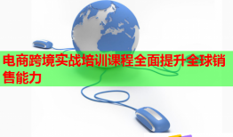電商跨境實戰(zhàn)培訓(xùn)課程全面提升全球銷售能力