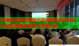 跨境電商培訓(xùn)課程內(nèi)容詳解包括市場分析運營策略實操技巧案例分析