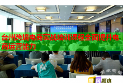 臺(tái)州跨境電商實(shí)戰(zhàn)培訓(xùn)課程全面提升電商運(yùn)營能力
