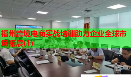 福州跨境電商實戰(zhàn)培訓(xùn)助力企業(yè)全球市場拓展(1)