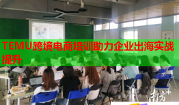 TEMU跨境電商培訓(xùn)助力企業(yè)出海實戰(zhàn)提升