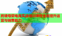 跨境母嬰電商實戰(zhàn)培訓(xùn)課程全面提升運營與銷售能力